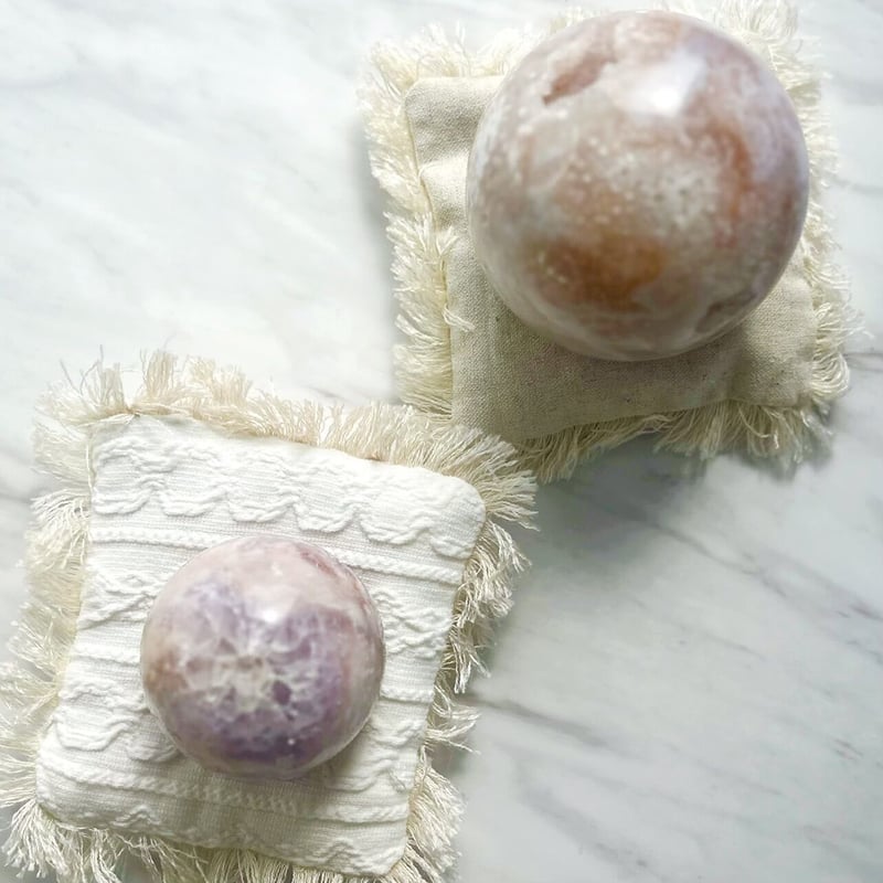 アメジスト　フラワーアゲート　パイライト　ピンクアメジスト　スフィア　虹入 アメジスト フラワーアゲート パイライト ピンクアメジスト