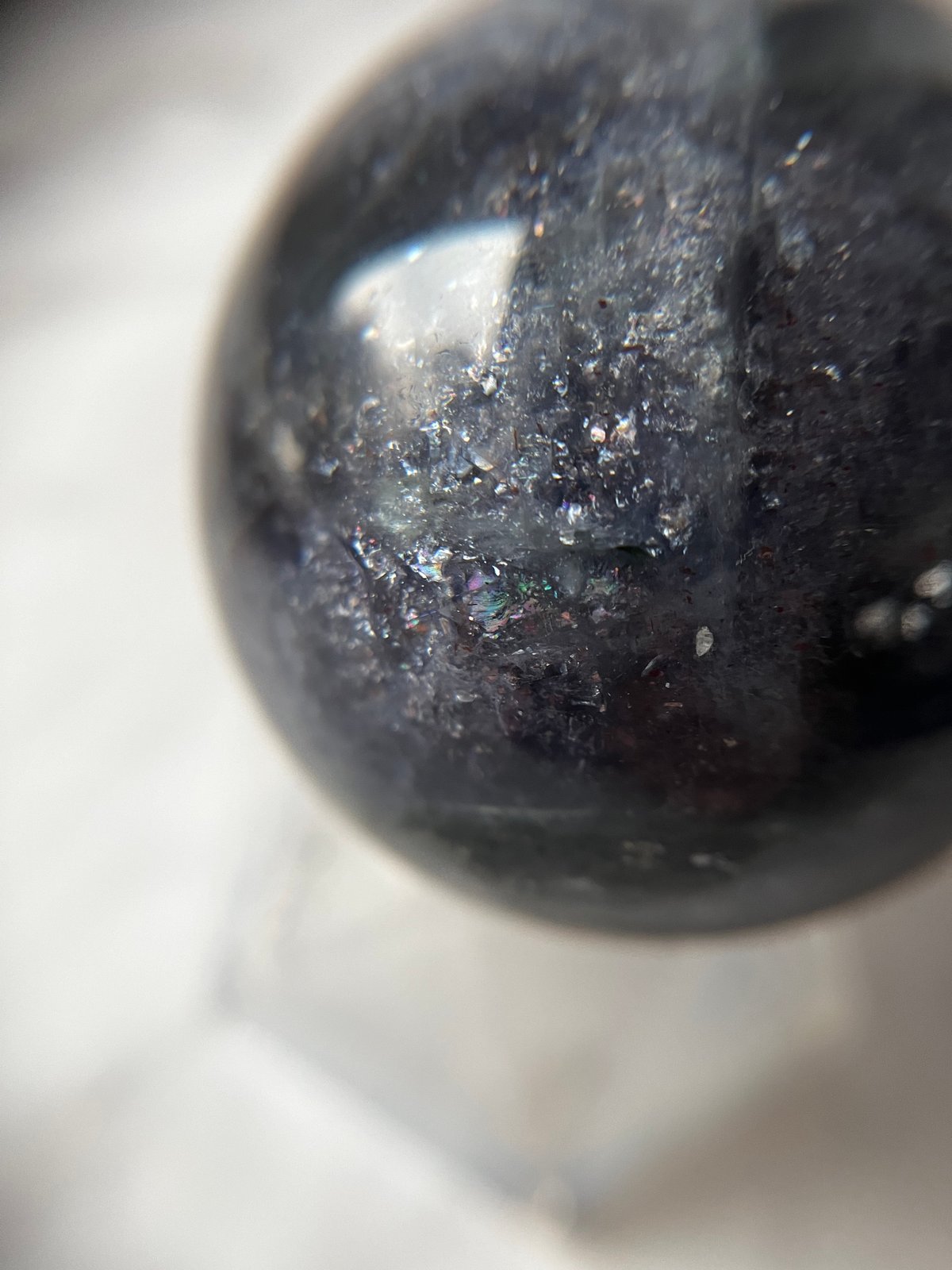 ブラッドショットアイオライトサンストーン◯Iolite◯天然石