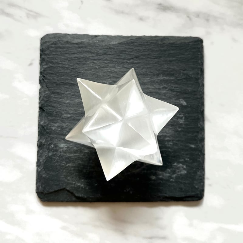 セレナイト・アステロイド・スーパーマカバ◯Selenite Merkaba