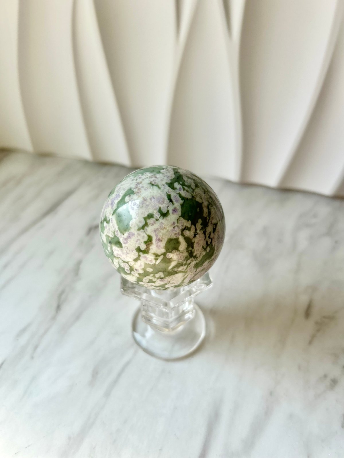 限定 ラベンダーグリーンジェイド ピースジェイド スフィア newタイプ ① 限定 ラベンダーグリーンジェイド ピースジェイド スフィア newタイプ