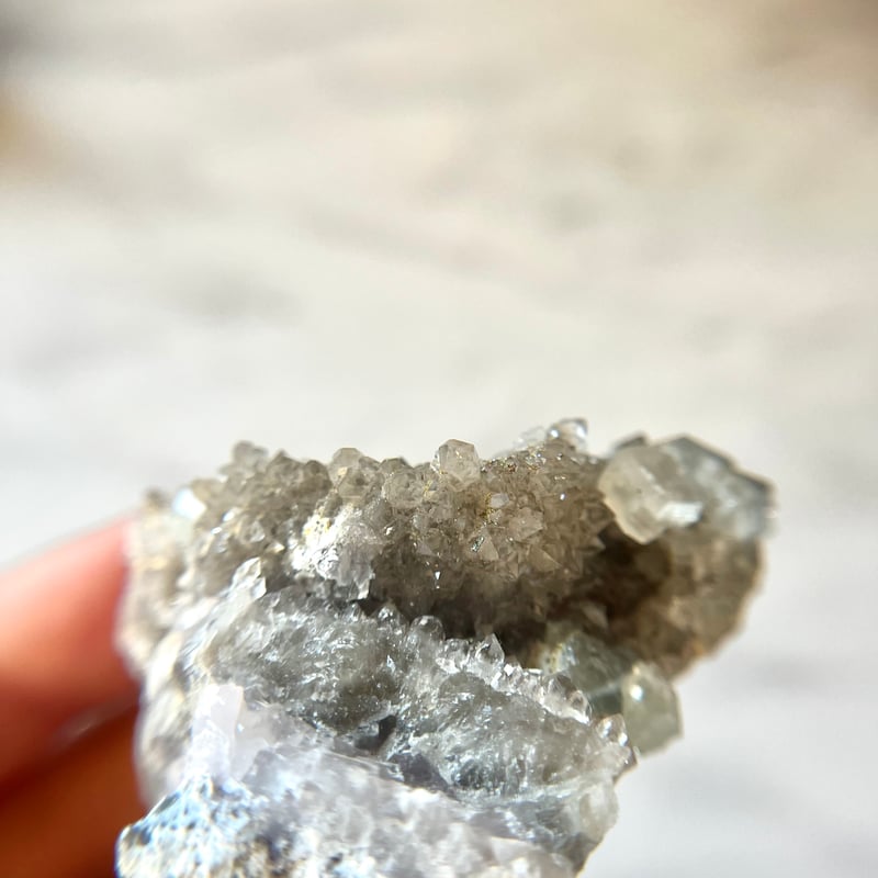 高品質 フローライト 水晶共生 クラスター