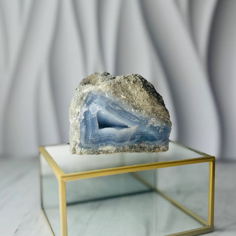 ブルーレースアゲート原石◯Blue Lace Agate◯天然石・鉱物