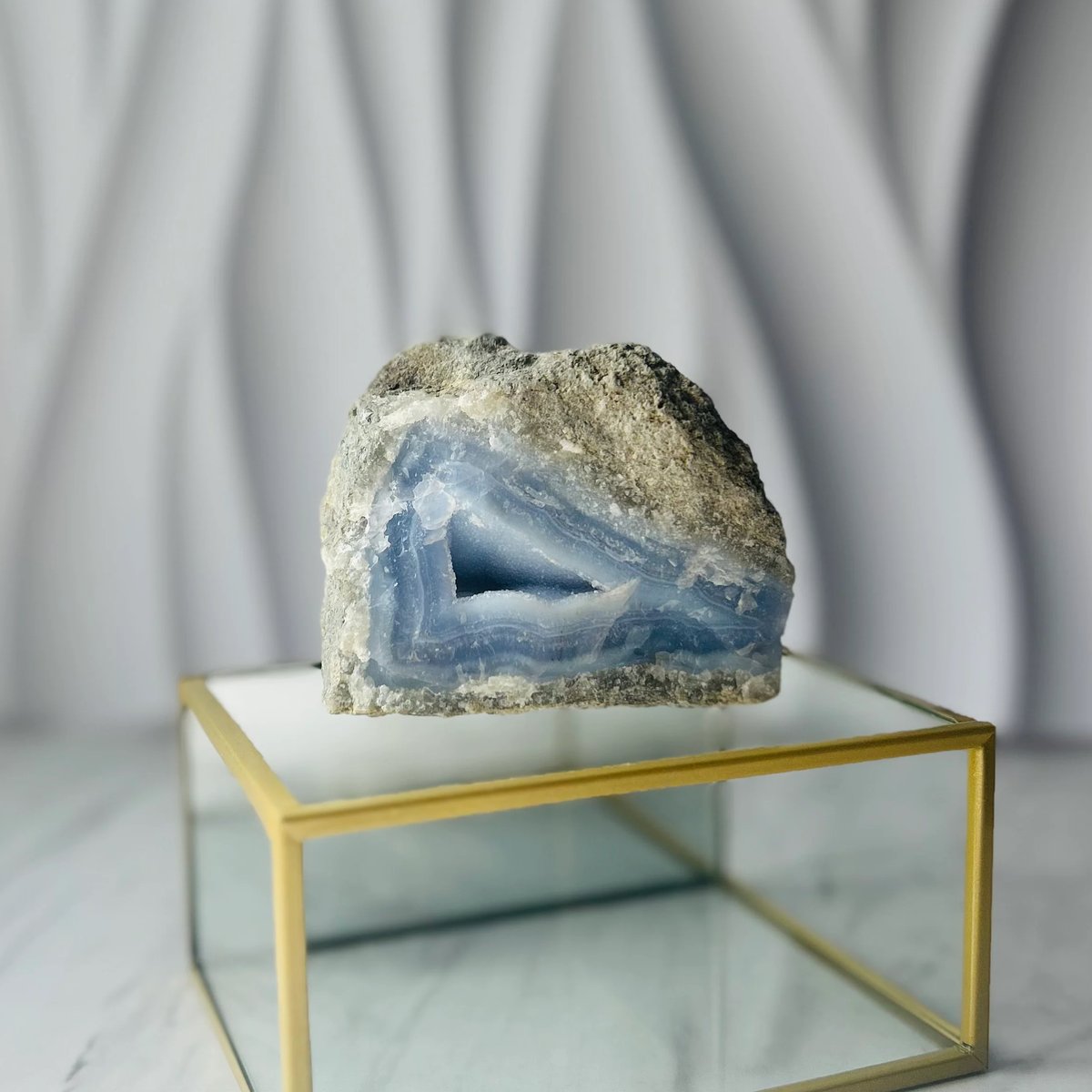ブルーレースアゲート原石◯Blue Lace Agate◯天然石・鉱物 