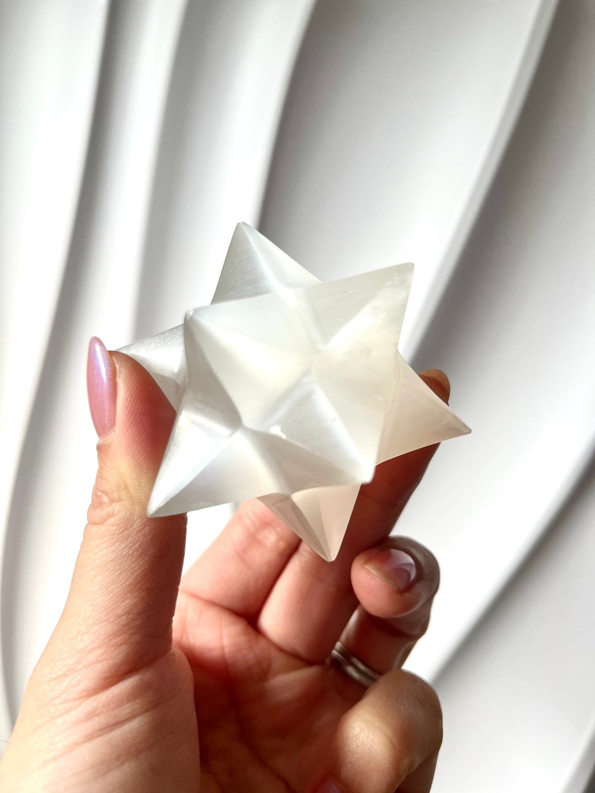 セレナイト・アステロイド・スーパーマカバ◯Selenite Merkaba
