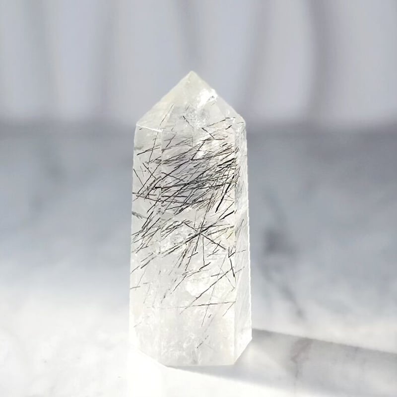 ブラックトルマリンインクォーツ◯black tourmaline in quartz
