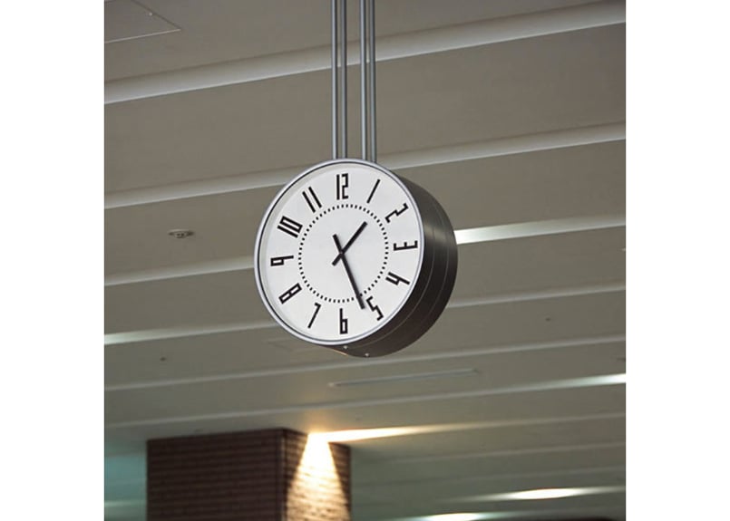 eki clock / グレー | lifeindex STORE