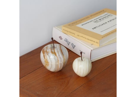 Marble Apple "Stripe / Small"  | リンゴのオブジェ