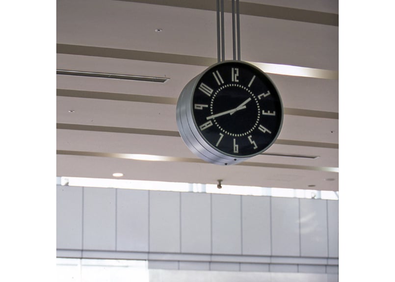 eki clock / グレー | lifeindex STORE