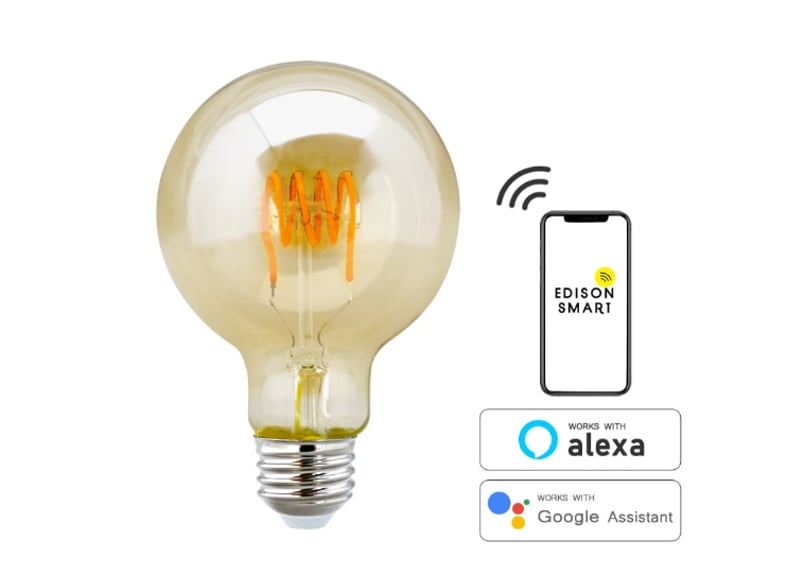 エジソンバルブ LEDスマート電球 6個(2個新品) e26 Alexa対応 Amazon.co.jp: エジソンバルブLEDスマート E26 レトロなスマート電球