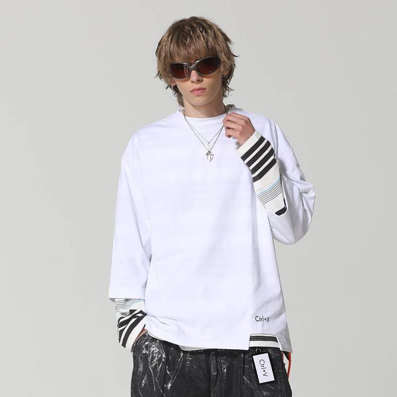 FILE_2025_2_CTRL+X_3/4_SLEEVE_TEE_WHITE | CODE47L