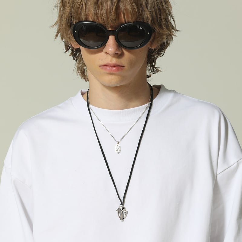 CODE47L ブランドロゴネックレス CODE47L ロゴ ネックレス 40cm TKCH - メルカリ