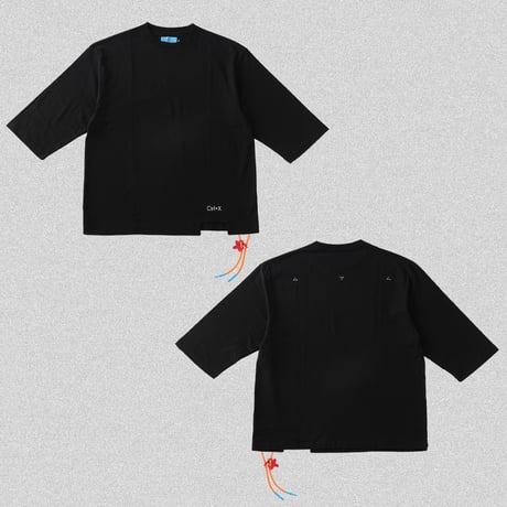 FILE_2025_2_CTRL+X_3/4_SLEEVE_TEE_BLACK