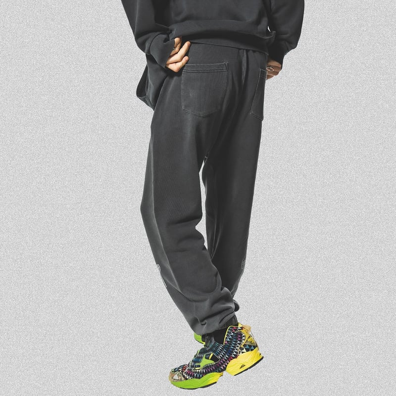 FILE_2023_1_LOGO_ SWEATPANTS_ ASH BLACK | CODE47L FILE_2023_1_LOGO_ SWEATPANTS_ ASH BLACK | CODE47L
