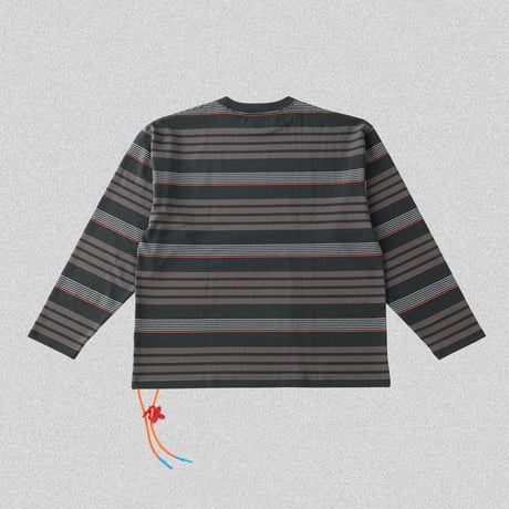 FILE_2025_3_BORDER_LONG_SLEEVE_T-SHIRT_GRY_BRW