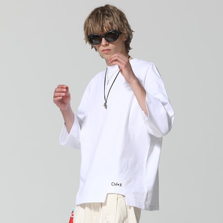 FILE_2025_2_CTRL+X_3/4_SLEEVE_TEE_WHITE