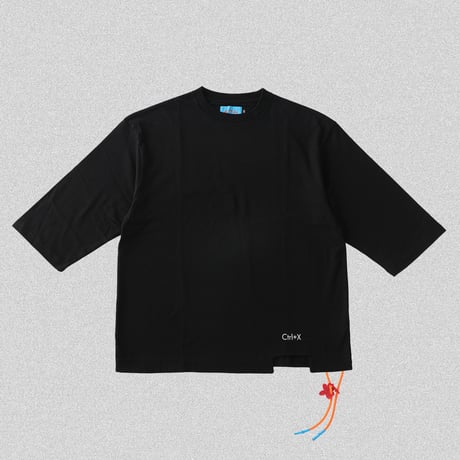 FILE_2025_2_CTRL+X_3/4_SLEEVE_TEE_BLACK