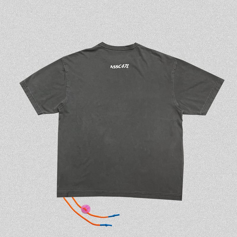 FILE_2025_1_X_CRACK_T-SHIRT_ASH BLACK | CODE47L