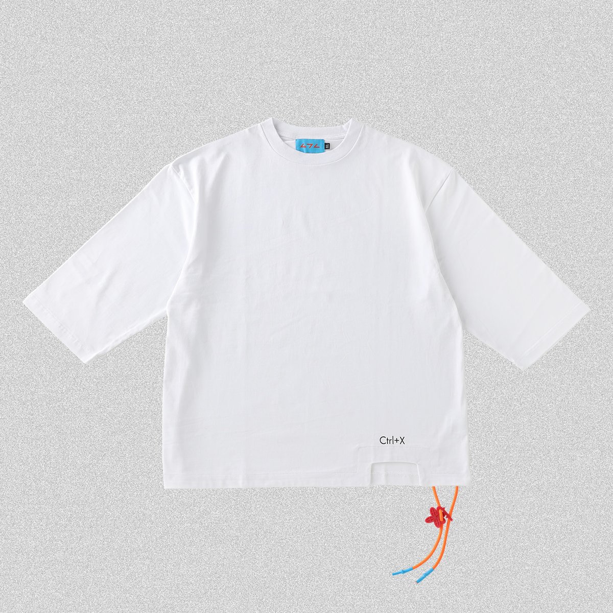 FILE_2025_2_CTRL+X_3/4_SLEEVE_TEE_WHITE | CODE47L
