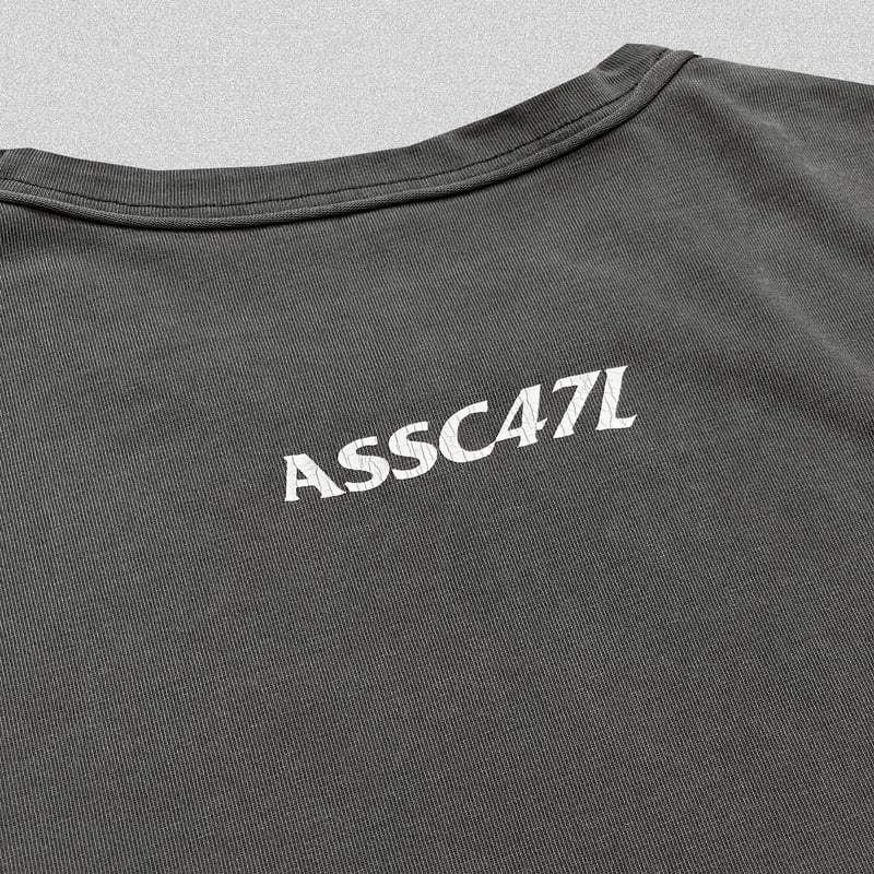 FILE_2025_1_X_CRACK_T-SHIRT_ASH BLACK | CODE47L