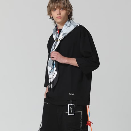 FILE_2025_2_CTRL+X_3/4_SLEEVE_TEE_BLACK