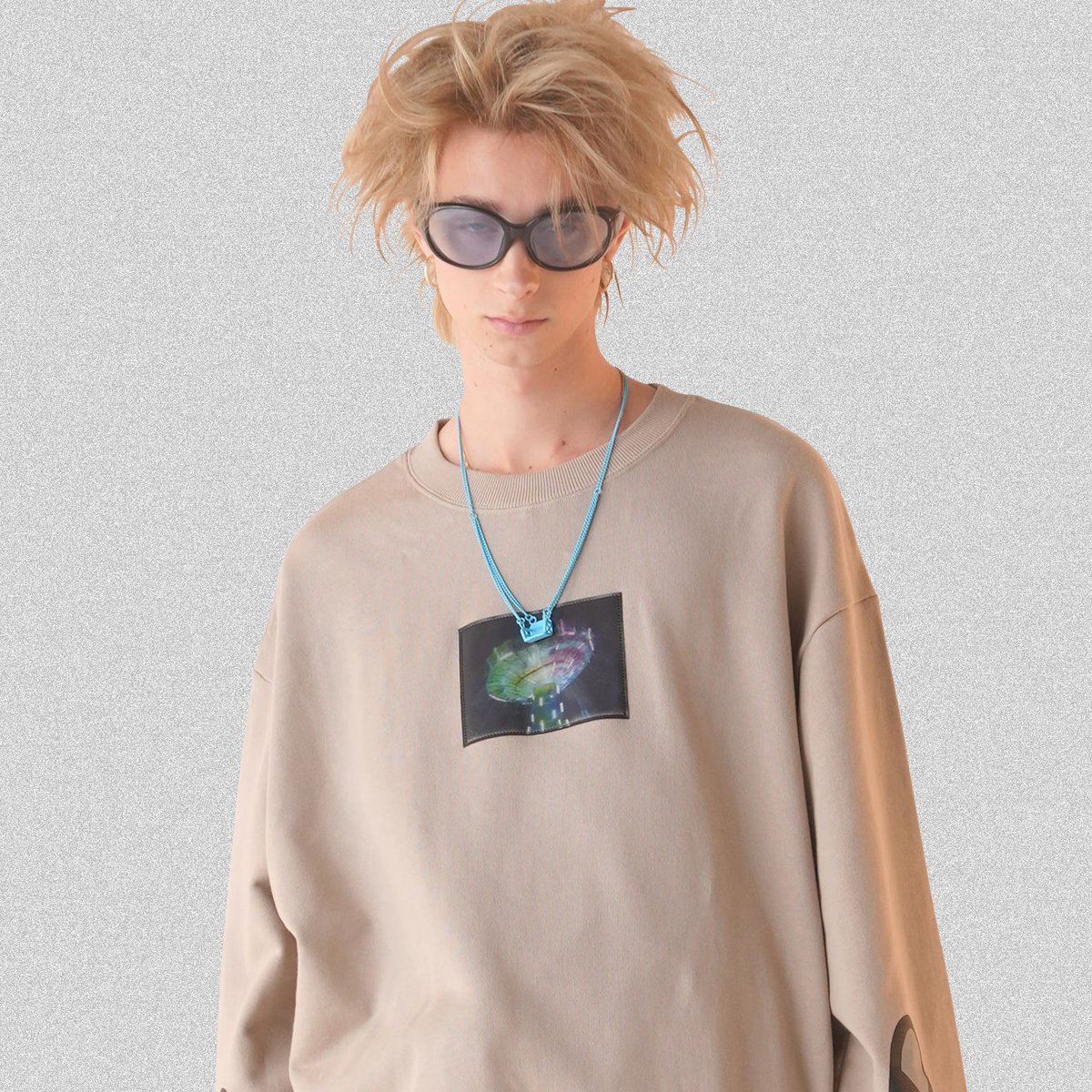 [新品]CODE47L×VAUNDY　踊り子コラボネックレス (ブルー) FILE_2024_1_X_踊り子_SWING_RIDE_NECKLACE_T.BLUE (4