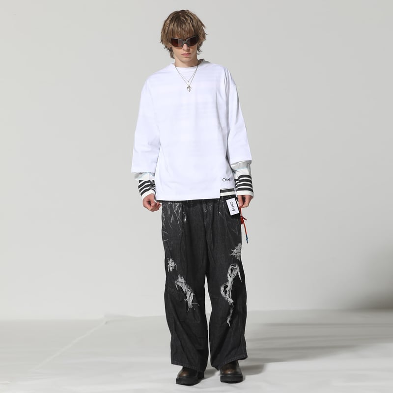 ちゃむ CHUMS X みゃこ Running L/S T-Shirt/チャムス×みゃこ ランニング