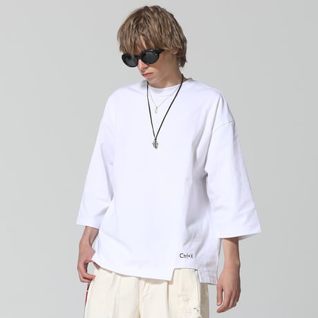 FILE_2025_2_CTRL+X_3/4_SLEEVE_TEE_WHITE