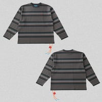 FILE_2025_3_BORDER_LONG_SLEEVE_T-SHIRT_GRY_BRW