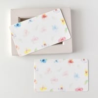 パンジーのメッセージカード 10枚　名刺サイズ プレゼント ギフト フラワー Flower