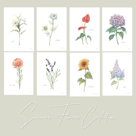 〜選べる季節のお花のアートカード〜