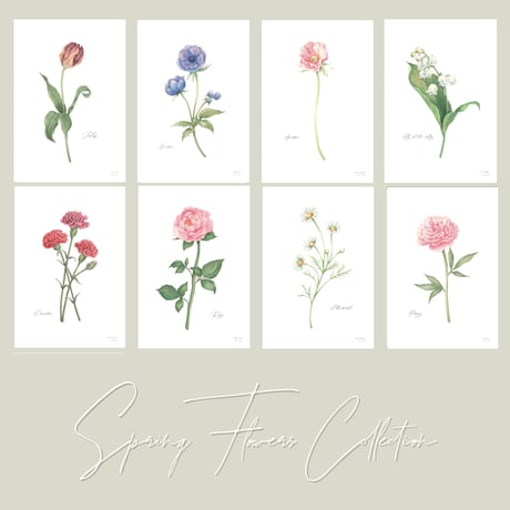 〜選べる季節のお花のアートカード〜