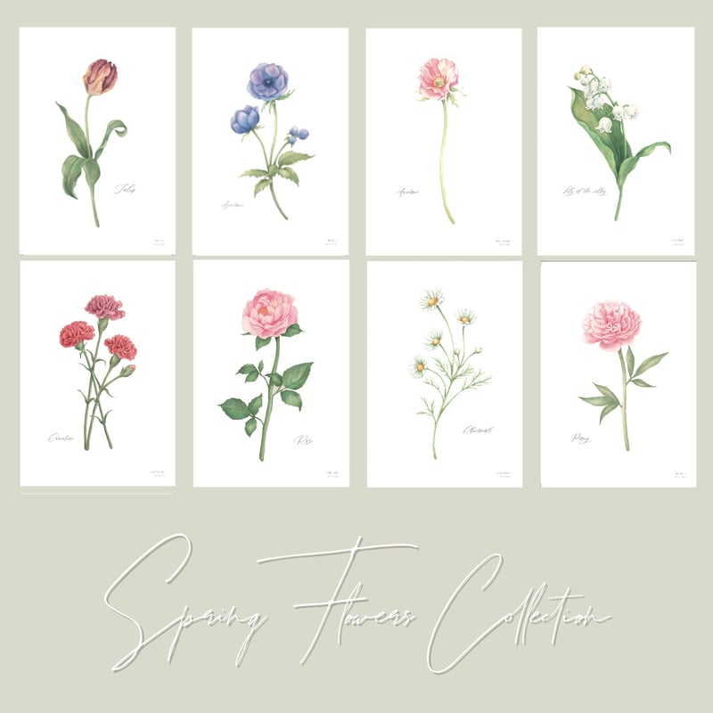 ライラック 〜選べる季節のお花のアートカード〜 | Atelier Fleurie's