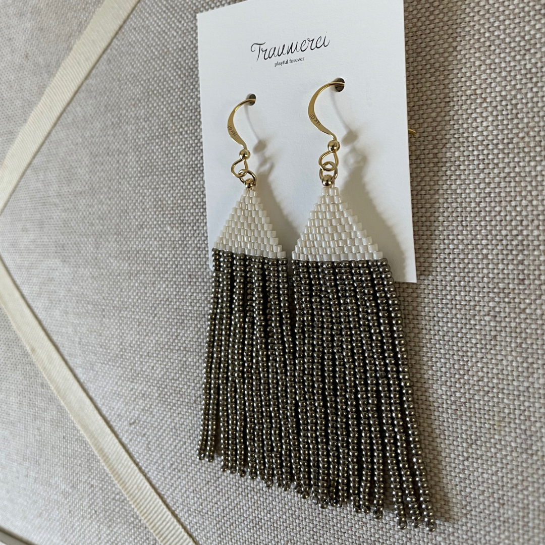 ハニークォーツモロッカンカットピアス✨️(14kgf) ハニークォーツモロッカンカットピアス✨️(14kgf)