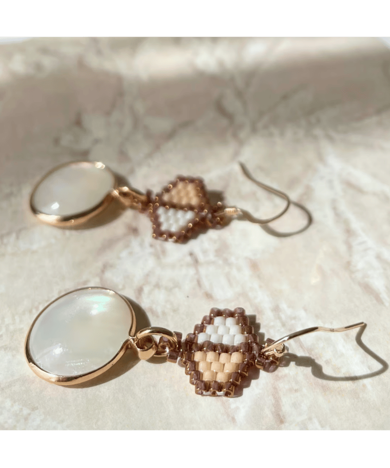 LUNNE 14k ヘキサゴンラ ピアス [マルチ] 【公式通販】