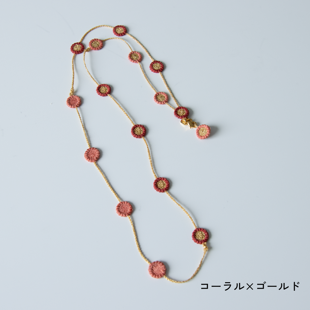 ポルカドットネックレス（カラー） | トリプル・オゥ公式