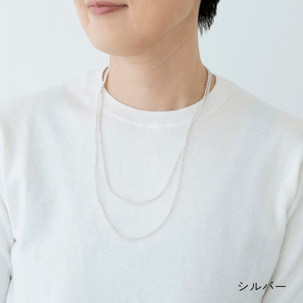 000 トリプル・オゥ　ネックレス Micro sphere （シルバー） マイクロスフィア120 | トリプル・オゥ公式オンラインストア