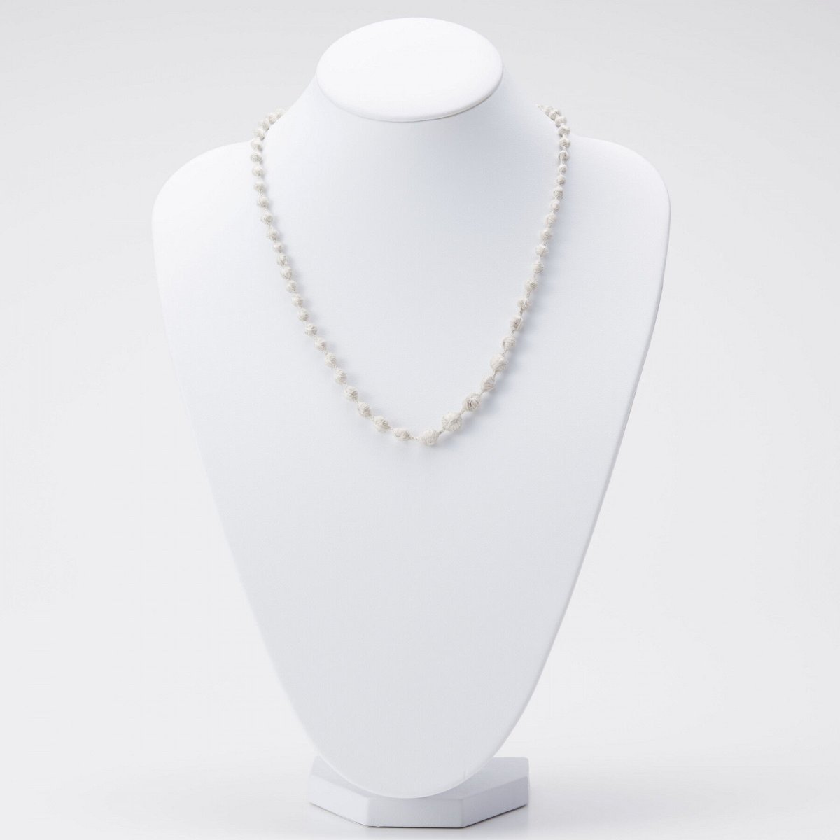 ■■Ｔ52B『おしゃれな純チタンネックレス』60cm白■■ □□T52B『おしゃれな純チタンネックレス』60cm白□□ 【送料無料