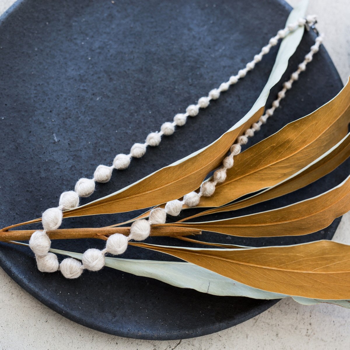 トリプルオゥ000ネックレス新品SPHERE silk lariat 日本製 スフィア