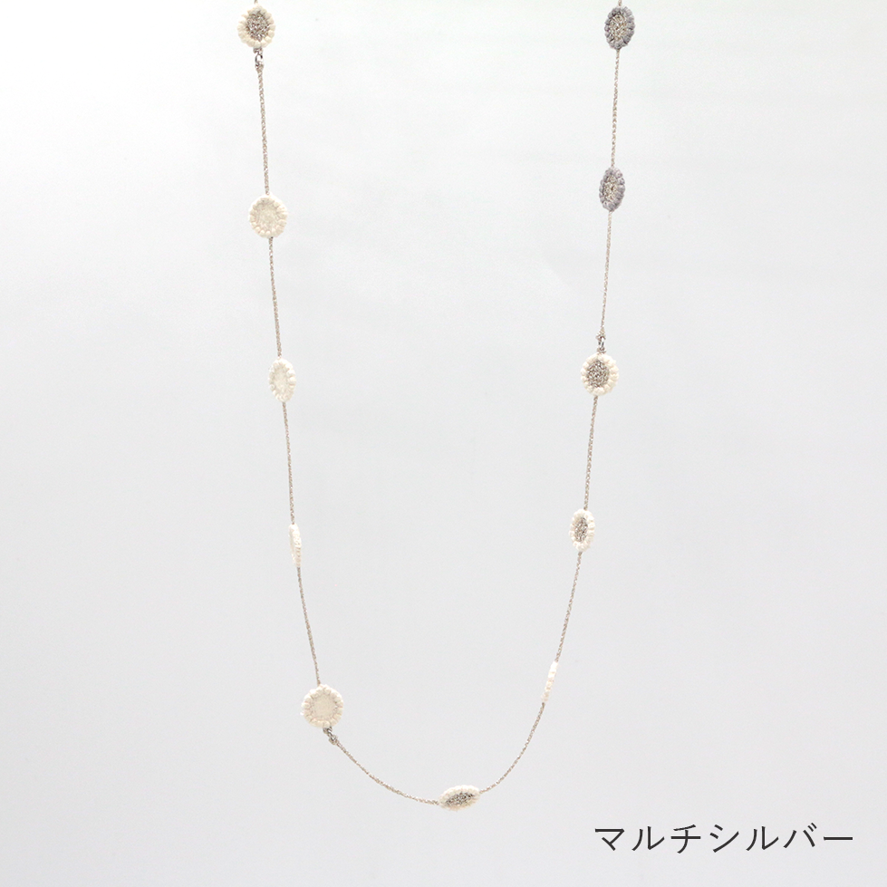 美品ポルカ&ポルコK18 40cm ネックレス ボールシルエット