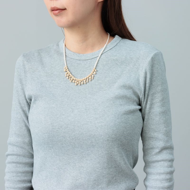 完売品✨美品 22SS Theory スリーブレス クルーネック シェルトップス スフィアドリップネックレス | トリプル・オゥ公式オンラインストア