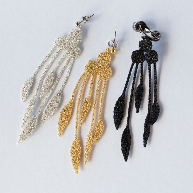 plant plant ピアス kaju/植物モチーフのピアス5種 | kaju