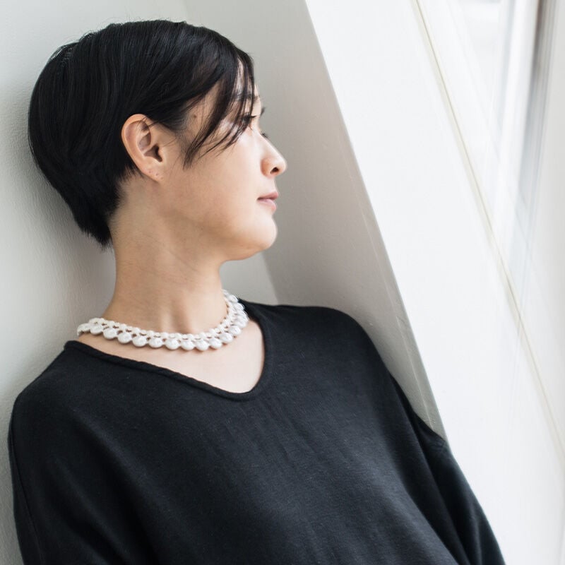 OLUOLU目玉有りトリミングチョーカー OLUOLU様専用目玉有りトリミングチョーカー