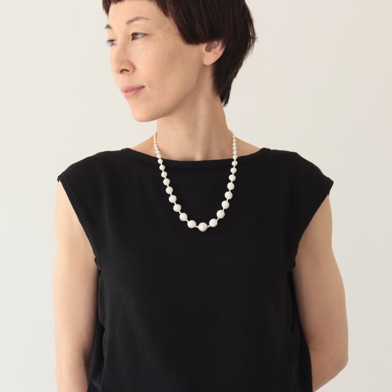 刺繍ネックレス 約70cm NHKイッピン紹介品 】ぐんまを贈るシルク刺繍ネックレス | トリプル