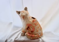 とらねこ花器（せなか）