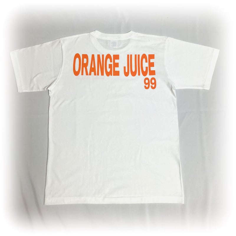 限定デザインTシャツ(ホワイト×オレンジ) | 99.House