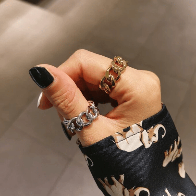 ゴールド ペーパーチェーンリング CHROME HEARTS クロムハーツ PaperChain Ring 22k Gold ペーパー