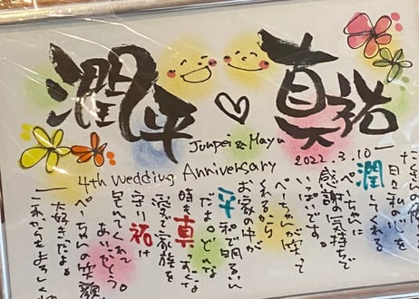 名前で作るポエム1名〜2名（ポストカード）