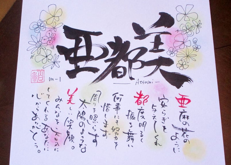 【ちさ】心を込めて、名前詩として大切な想いをカタチにさせていただきます✨ ちさ様専用】心を込めて、名前詩として大切な想いをカタチにさせ