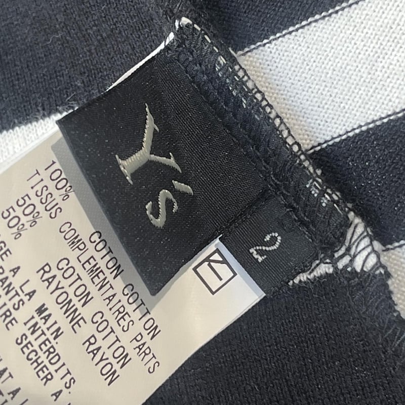 Y's COMPOSITION: SEE ATTACHED LABEL border&stri Y's COMPOSITION: SEE ATTACHED LABEL border&stri