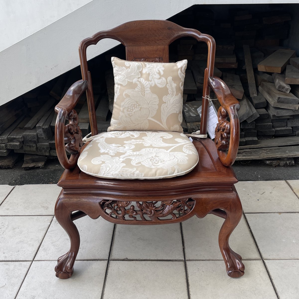 唐木細工 唐木家具 椅子 アームチェア テーブル 2点セット 楽天市場】唐木家具の通販